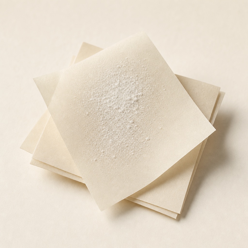 Setting-powder 2-in-1 blotting paper