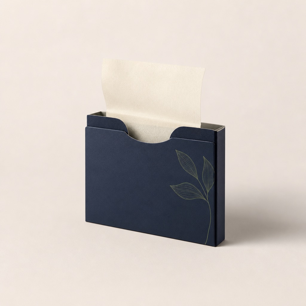 Pop-up dispenser oil-control film