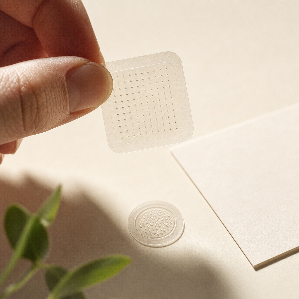 Microneedle microdart acne spot patch