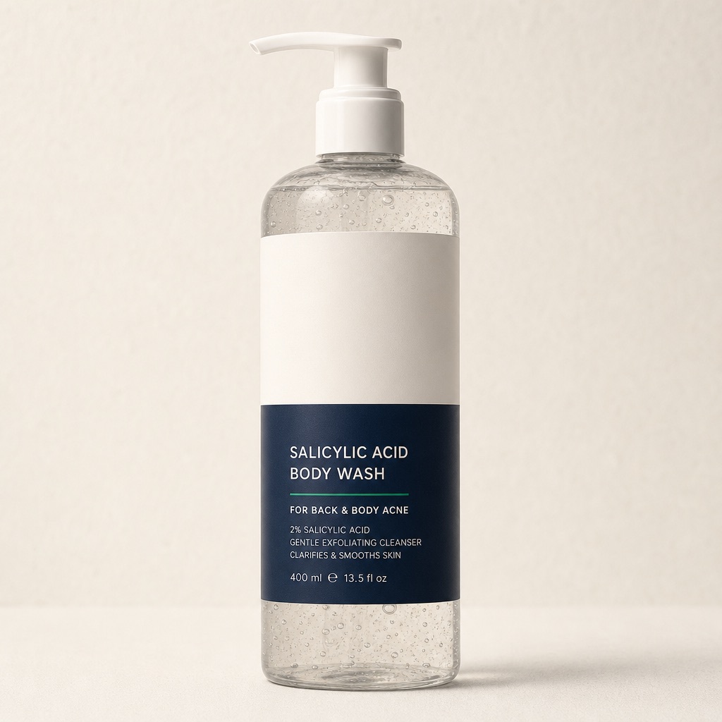 Salicylic acid body wash for body acne